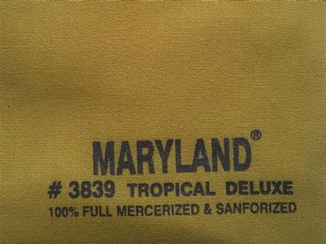 Sejarah Kain Maryland Tropical